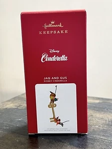 Hallmark Keepsake Ornament-2021-JAQ AND GUS-Disney Cinderella-Limited Edition - Picture 1 of 2