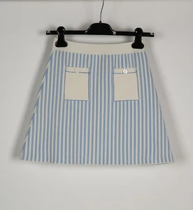 Sandro Paris Women's Skirt Size 36 FR/ S Striped Pockets SFPJU01134 RRP: 195Eur - Picture 1 of 9