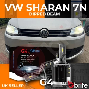 NEW H7 G4 COB LED Headlight Bulbs Kit 10,000 Lumens Canbus 100W HID UK STOCK - Picture 1 of 10