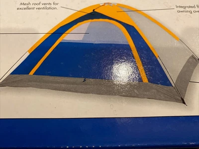 Палатка купольная спортивная Sir Edmund Hillary на 2 человека Sears 6 футов x 6 футов НОВАЯ В ОРИГИНАЛЬНОЙ КОРОБКЕ - Изображение 1 из 4