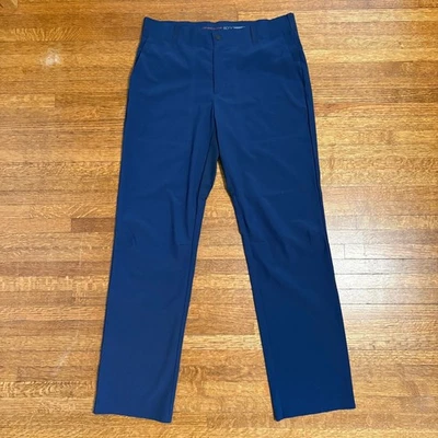 耐克 Tiger Woods Collection 高尔夫裤男式 32x32 蓝色 Dri Fit 性能 — 第 1/4 张图片