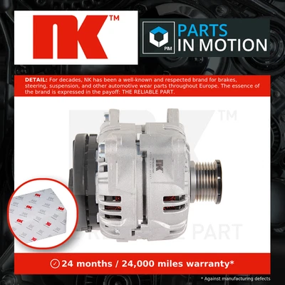 Alternator fits VAUXHALL VIVARO X83 2.5D 06 to 14 NK 4416689 93189013 4434149 - Image 1 of 4