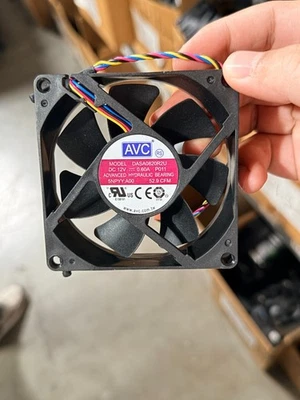 Lot100 AVC DASA0820R2U 80X80mm 12V 0.6A 4-Pin PWM Fan Advanced Hydraulic Bearing - Image 1 of 2