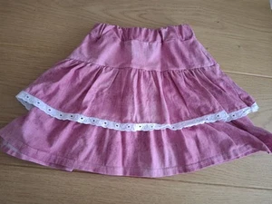 Handmade Rock Rüschen Jeansoptik Staghorn Gr. 116/122 Rosa - Bild 1 von 2