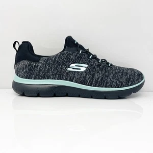 Skechers Womens Summits Quick Getaway 12983W Black Running Shoes Sneakers Sz 7.5 - Picture 1 of 12