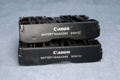(2) Soportes de batería Canon BGM-E2 para agarre BG-E2 / BG-E2N / BG-E3 - EOS 20D-50D Foto 1 de 3