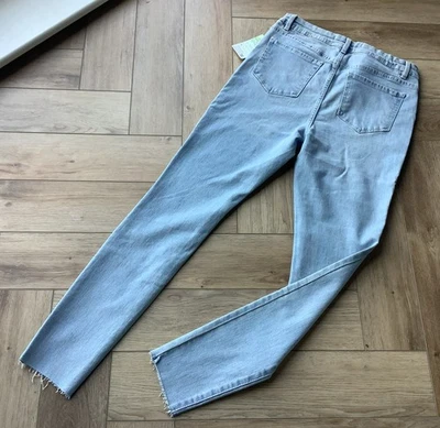 GEORGE DENIM BLEACHED WASH HIGH RISE SKINNY JEANS WITH STRETCH UK12 BNWT - Image 1 of 4
