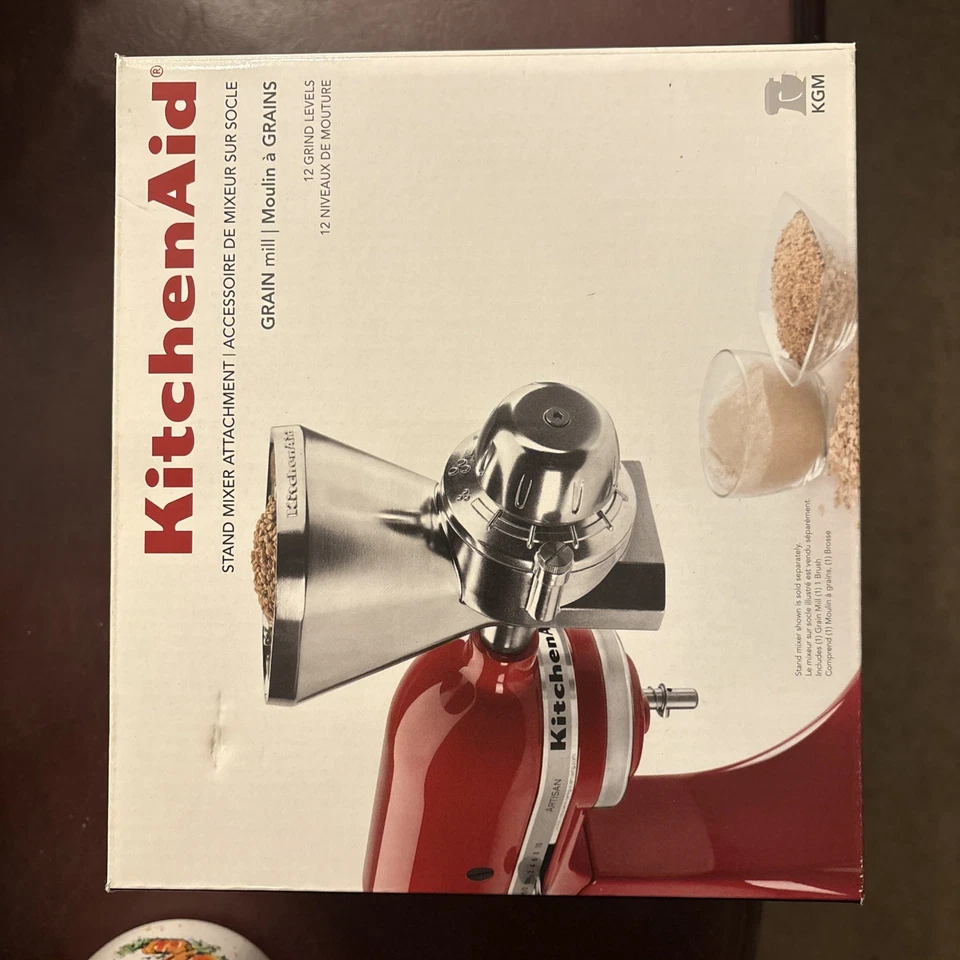 Accesorio de molino de grano KitchenAid KGM todo metal - NUEVO EN CAJA Foto 1 de 1