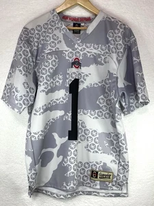 GameDay Greats #1 Gray Ohio State Buckeyes Camo Football Jersey size Large - Picture 1 of 10
