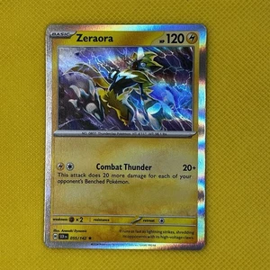 Zeraora 055/142 Rare Holo Stellar Crown Pokemon Card NM - Picture 1 of 2