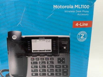 Motorola ML1100 Wireless Desk Phone Accessory (Requires ML1000) Open Box read - Image 1 of 4
