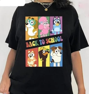 Bluey Back To School Comfort Colors Unisex T-Shirt, Bluey Bingo Friends Shirt - Bild 1 von 3
