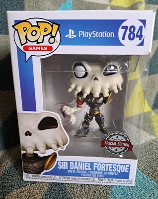 Sir Daniel Fortesque Pop 784 - Playstation Funko Pop! 2021 abovedado + protector Foto 1 de 4