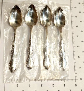 Qty 4 Rogers CAMELOT MELODY Original Extra Plate Grapefruit Citrus Spoons - Picture 1 of 8