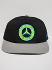 Awge X Mercedes Benz Snapback Cap Hat Pac Sun Rare Nwt Black Embroidered