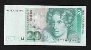 Germany, 20 Deutsche Mark, 1993, P-39b, Banknote - Picture 1 of 2