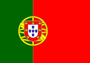 BANDIERA PORTOGALLO PORTUGAL FLAG NASTRINI 100 x 140 - Foto 1 di 1