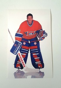 PATRICK ROY Montreal Canadiens 1995-96 Postcard 