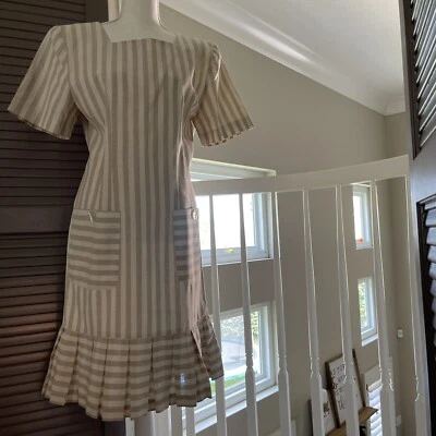 Vintage ARCHITECT Dress size 10 cream/beige  - Image 1 of 4