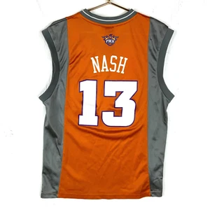 Vintage Phoenix Suns Reebok Jersey Size Medium Orange Nba Steve Nash - Picture 1 of 4