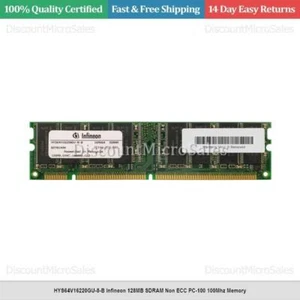 HYS64V16220GU-8-B Infineon 128MB SDRAM Non ECC PC-100 100Mhz Memory - Picture 1 of 1