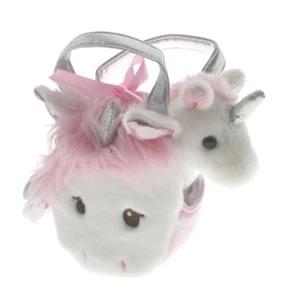 Fancy Pals White Unicorn in Unicorn Bag 8"/20cm Soft Plush Toy Aurora  - Picture 1 of 3