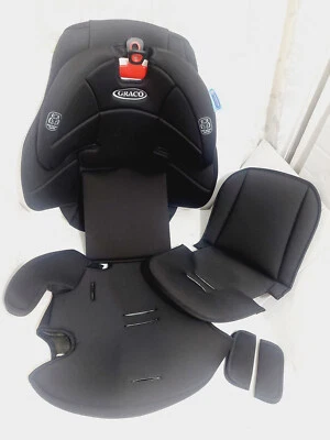 GRACO Tranzitions - Car Seat Replacement Fabric Cover Set Pad Padding, Black - Image 1 of 4