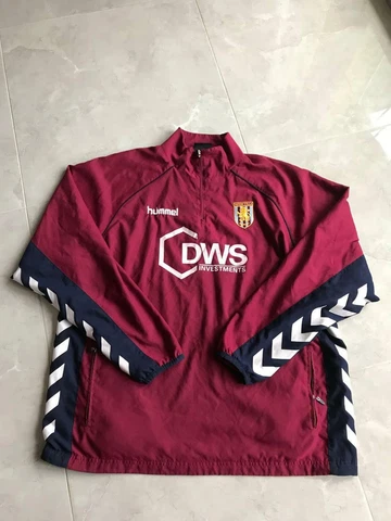 ASTON VILLA 2004 2005 VINTAGE TRAINING FOOTBALL SOCCER JACKET TRACK TOP HUMMEL Cover