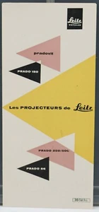 Leitz Les projecteurs de Leitz Pradovit Prado 66 Prado 250/500 Prado 150 1961 - Picture 1 of 2