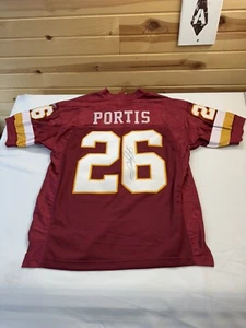 Clinton Portis Signed Autographed Wash Redskins Commanders Reebok Jersey L - Picture 1 of 8