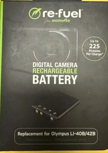 Digipower - Re-Fuel Rechargeable  Replacement Battery for Olympus LI-40B/42B - Picture 1 of 2