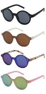 Kids round sunglasses mirror uv protection lens outdoor park Age 3 - 8 years old - Picture 1 of 14