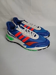 Adidas Herren Retropy P9 hellblau/orange Multi Boost Schuhe H03083 Größe 12 - Bild 1 von 8