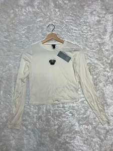 Wild fable Women's T shirt Long sleeve Round neck Fitted Size L - Picture 1 of 2