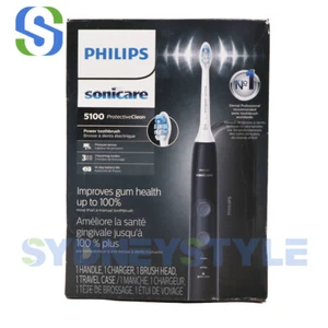 Philips Sonicare Protective Clean 5100 Electric Toothbrush Set- Black - Picture 1 of 6