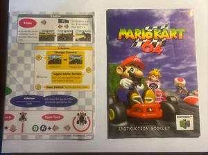 Mario Kart 64 Nintendo 64 N64 Original Instruction Manual Booklet Only Authentic - Picture 1 of 5