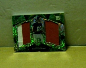 Evan Engram NY Giants 2017 Spectra ROOKIE 2 color game worn relic 21/25 - Picture 1 of 2