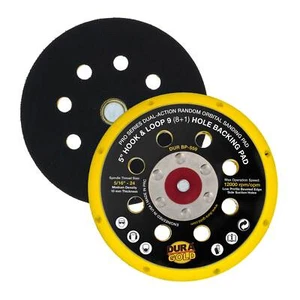 5" Hook & Loop DA Backing Plate Pad, 9 (8 + 1) Hole Pattern, Auto Sanding Pad - Picture 1 of 5
