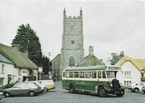 Bus Postkarte Exeter Corporation 175 Daimler CVD6 JFJ875 Drewsteignton - Bild 1 von 1