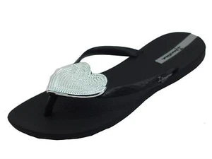 Ipanema 82120 Maxi Fashion Black Infradito con zeppa bassa per Donna in gomma co - Foto 1 di 3
