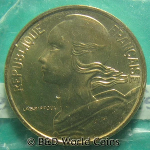 1973 FRANCE 10 CENTIMES FDC BU LAGRIFFOUL MINT PACKAGE FRENCH WORLD COIN 20mm - Picture 1 of 3