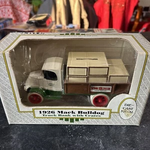 1:38 ERTL 1926 MACK BULLDOG "WINN-DIXIE'" DIECAST TRUCK w/CRATES -BANK. (USA) - Picture 1 of 4
