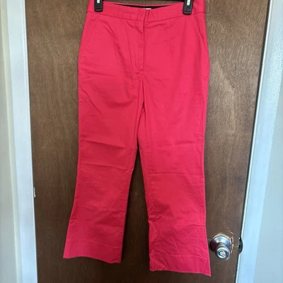 Miu Miu Hot Pink Cropped Ankle Pants Size 38 / US 2 - Image 1 of 4