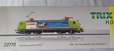 Trix H0 22770DC DBAG "CLAAS"  Elektrolok BR 185.5 schwarz Ep.VI neuw. m. OVP - Bild 1 von 4