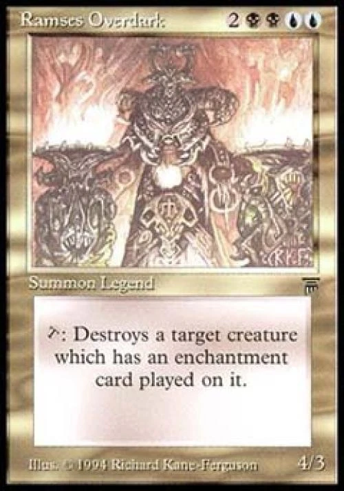 MTG English Ramses Overdark Medium Play Normal Legends - Image 1 of 1