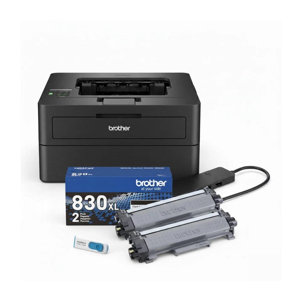 Brother Wireless HL-L2460DW Compact Monochrome Laser Printer HLL2460DW