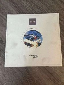 CATALOGO BROCHURE VENDITA BARCHE YACHT INTAGLIATORE VINTAGE 1994 CHE BEL TOCCO - Foto 1 di 2