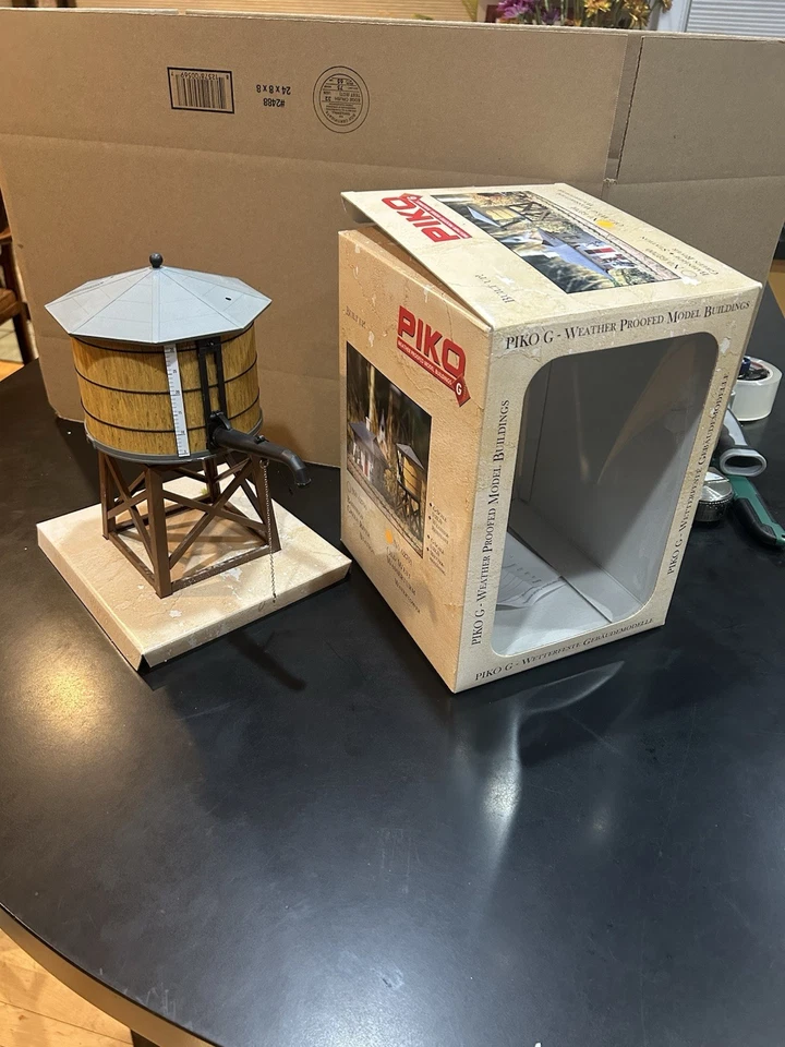 PIKO (LGB) 62701 G Scale Working Water Tower, Indoor/Outdoor, Fully Assembled - Image 1 of 4