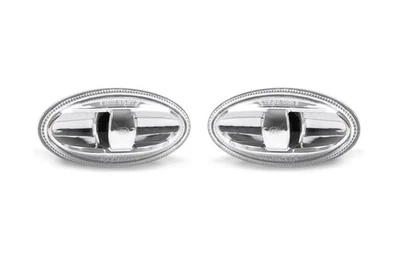 Side Indicator Set Clear For Peugeot 407 04-11 Repeater Pair Left Right - Image 1 of 4