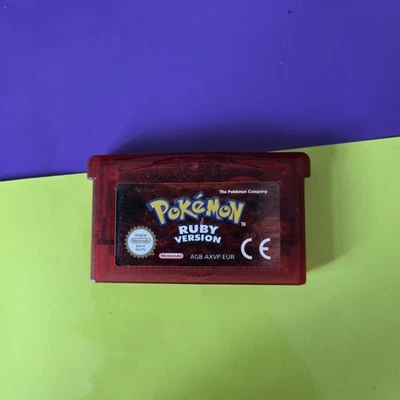 Genuine Official Pokemon Ruby - Nintendo Gameboy Advance GBA - Cart Only - Image 1 of 3